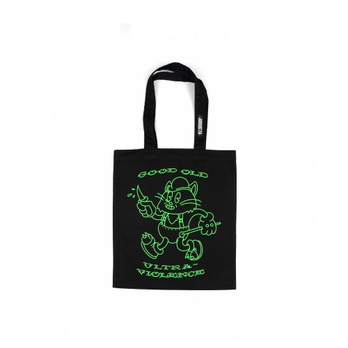 Сумка-шоппер ЮНОСТЬ™ «Violence Cat» - неон