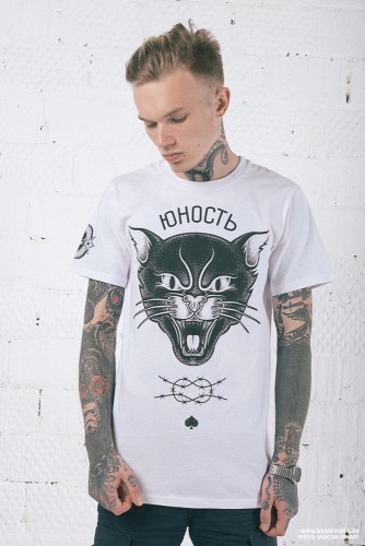 Футболка ЮНОСТЬ™ «Кот» - Назад пути нет