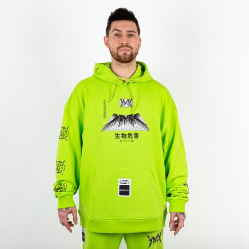 Худи оверсайз ЮНОСТЬ™ x Outplay «Biohazard»