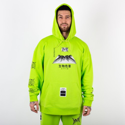 Худи оверсайз ЮНОСТЬ™ x Outplay «Biohazard»