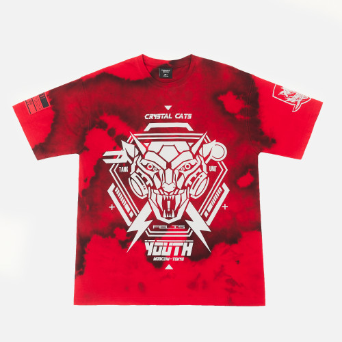 Футболка оверсайз ЮНОСТЬ™ MGS Tribute «TANK UNIT» Tie-Dye