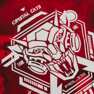 Футболка оверсайз ЮНОСТЬ™ MGS Tribute «TANK UNIT» Tie-Dye