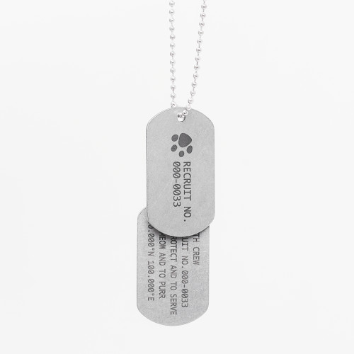 Жетон армейский ЮНОСТЬ™ MGS Tribute «CREW» сталь/гравировка