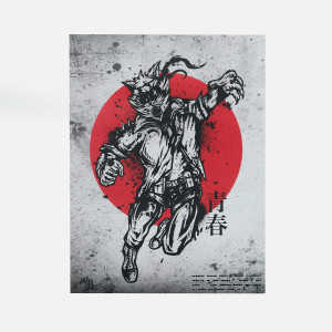 Постер ЮНОСТЬ™ MGS Tribute «WARNING!» 30x40cм в тубусе